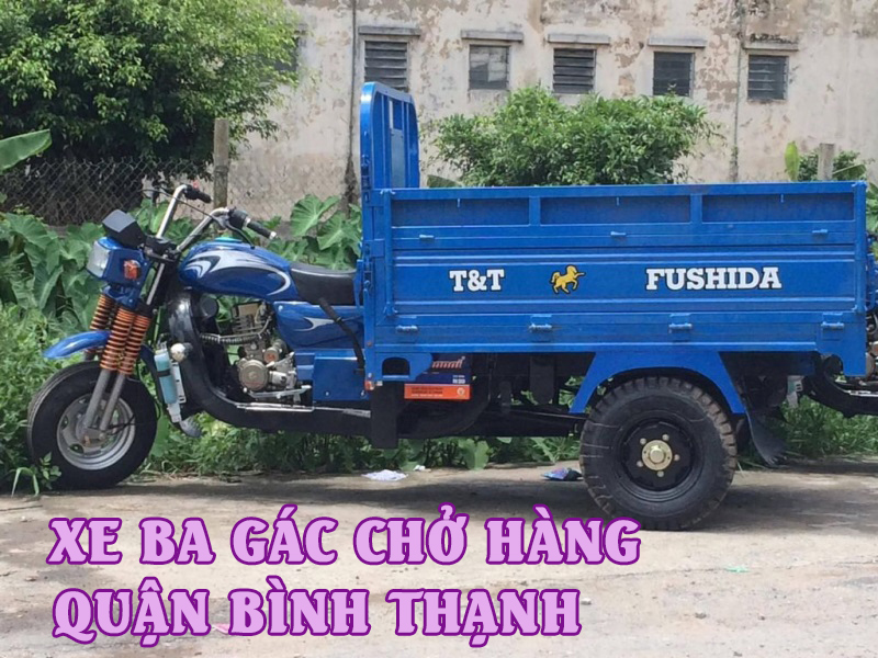 xe ba gác chở hàng quận bình thạnh